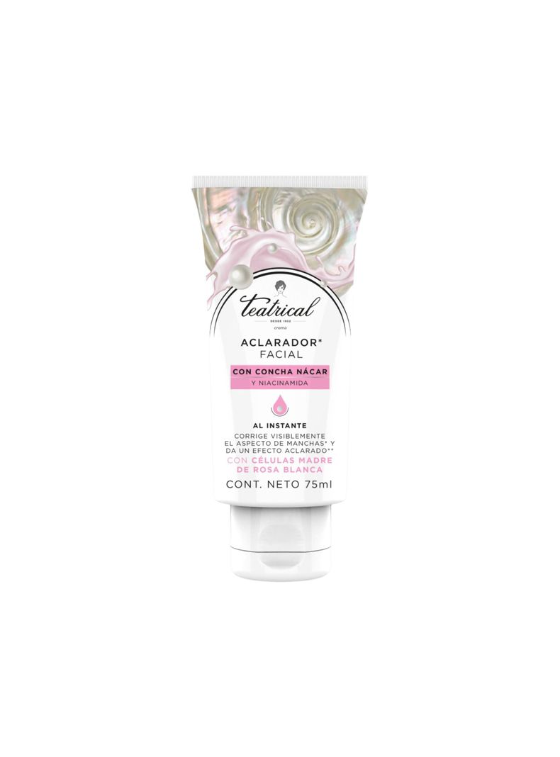 Teatrical Aclaradora Facial 75 ml Blanco [ 100 ]