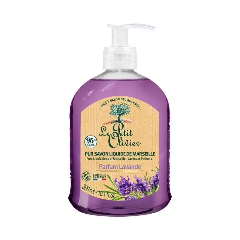Jabón liquido de Marsella  Lavanda - Producto Vegano - 300 ml-0