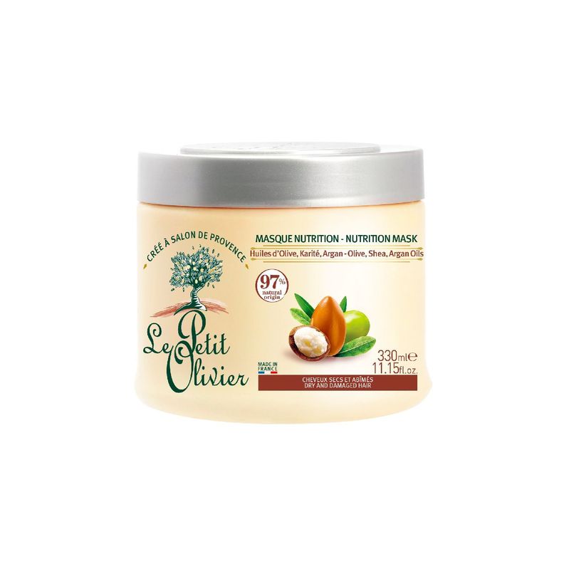 Máscara Nutriente Cabello Seco y  Dañado - Sin Silicona - Producto Vegano - 330 ml-0