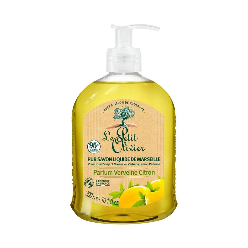 Jabón liquido de Marsella  Verbena y Limón - Producto Vegano - 300 ml-0