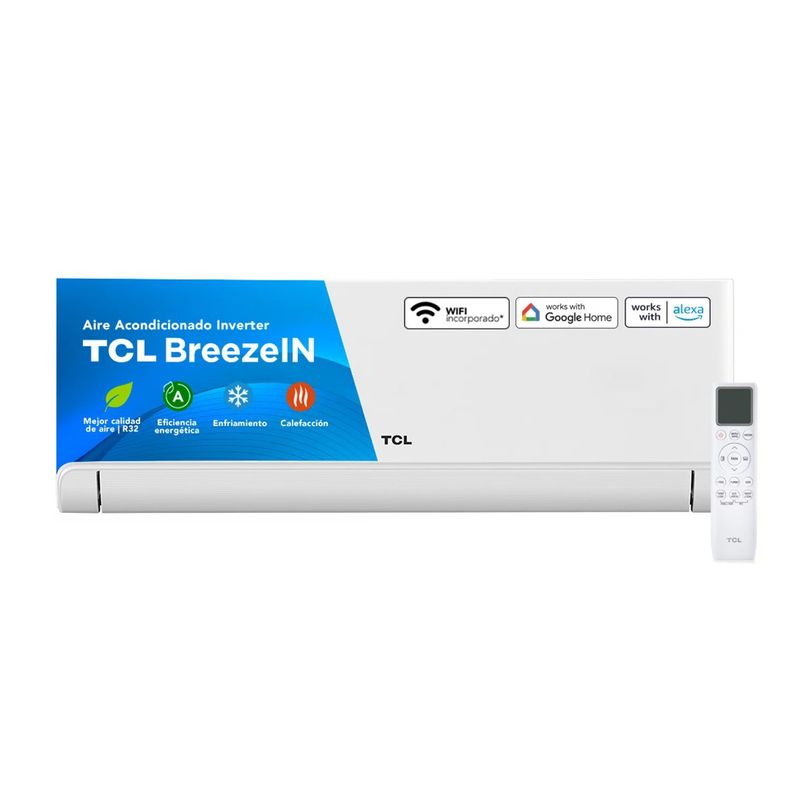 Aire Acondicionado Split 12000BTU Inverter BreezeIN TCL Wifi-0