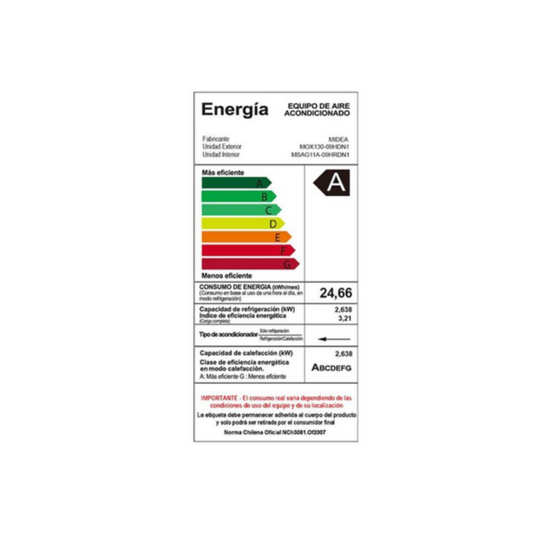 Aire Acondicionado Split Inverter Frío/Calor 24000 BTU Xtreme Dura-2