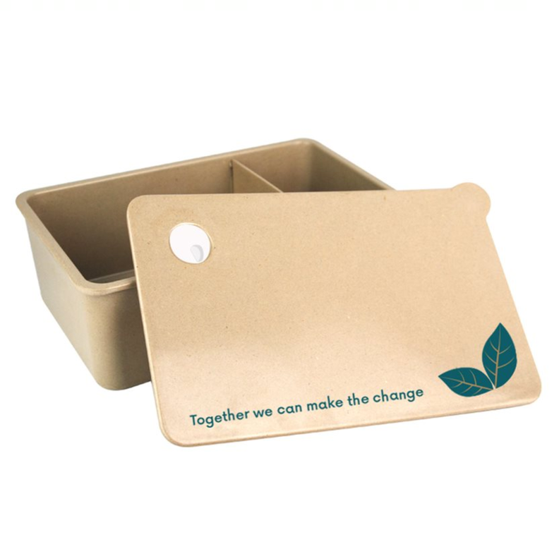 Contenedor De Comida Ecológico EcoSoulife, Cáscara De Arroz-0