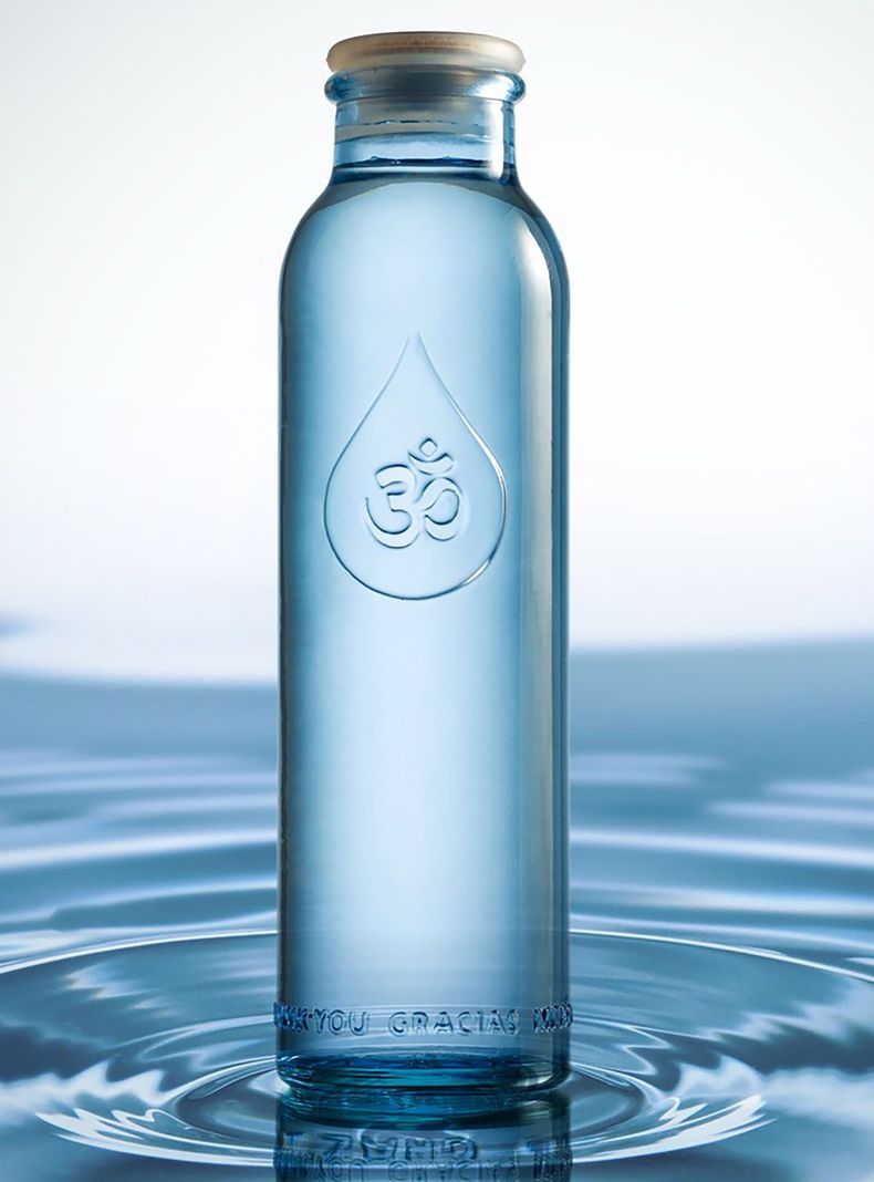 Botella Vidrio Reciclado OmWater 500ml + Funda-5
