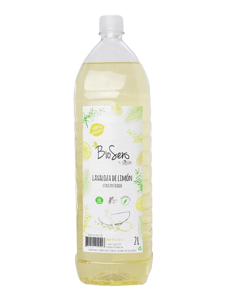 Lavalozas Limón sin colorantes Biodegradable 2L-1