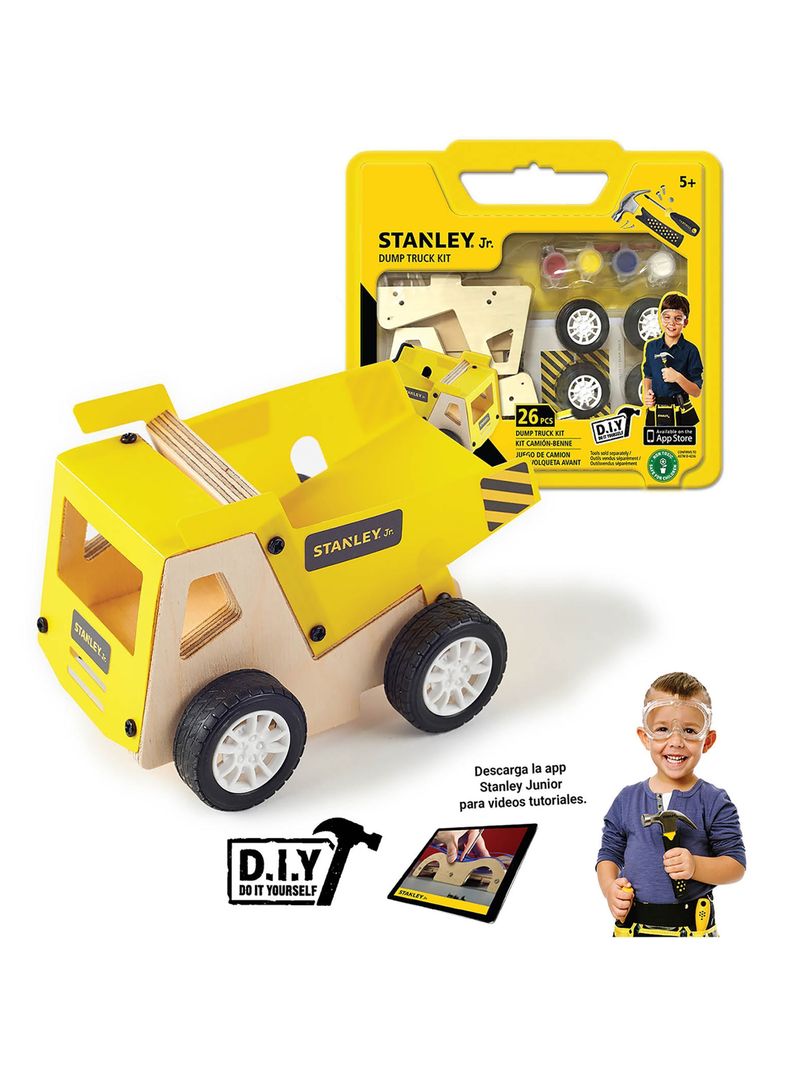 Juego de Construcción para niños Camión mediano Stanley Jr-1