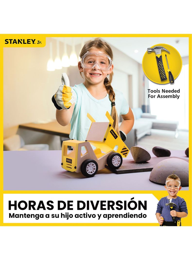 Juego de Construcción para niños Camión mediano Stanley Jr-6