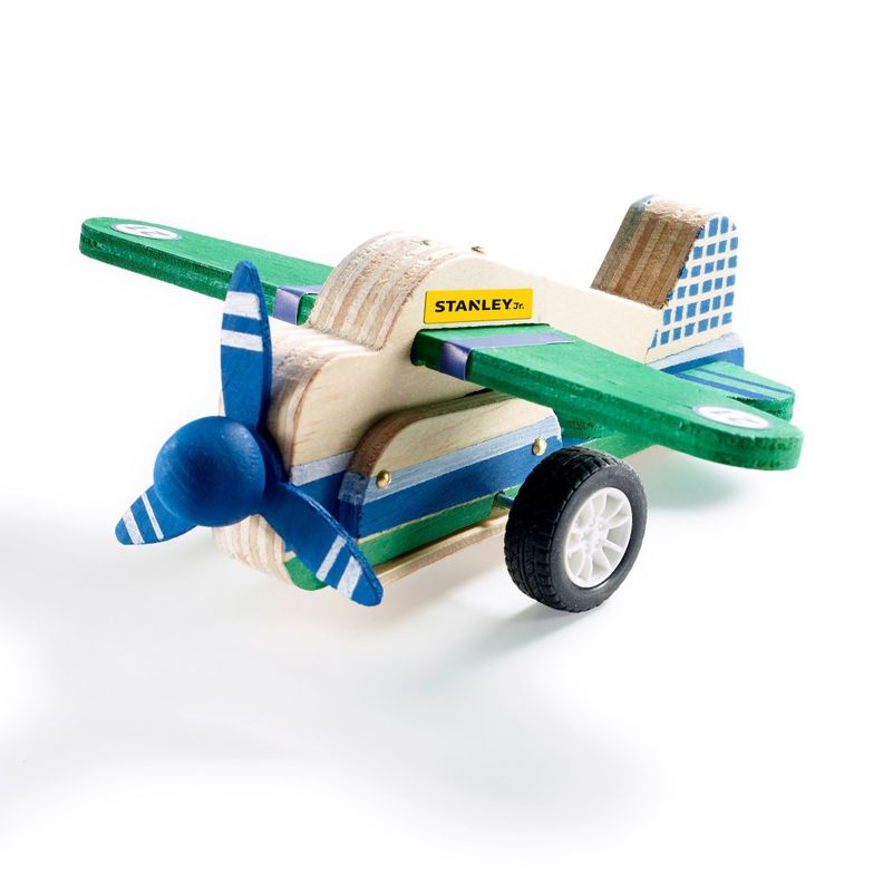Juego de Construcción para niños Avión Retráctil Stanley Jr para armar -0
