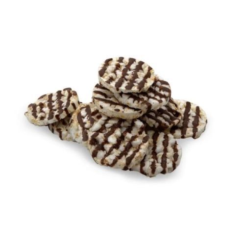 28 Snacks Integral Galletas De Arroz Mizos Chocolate Vegan-1