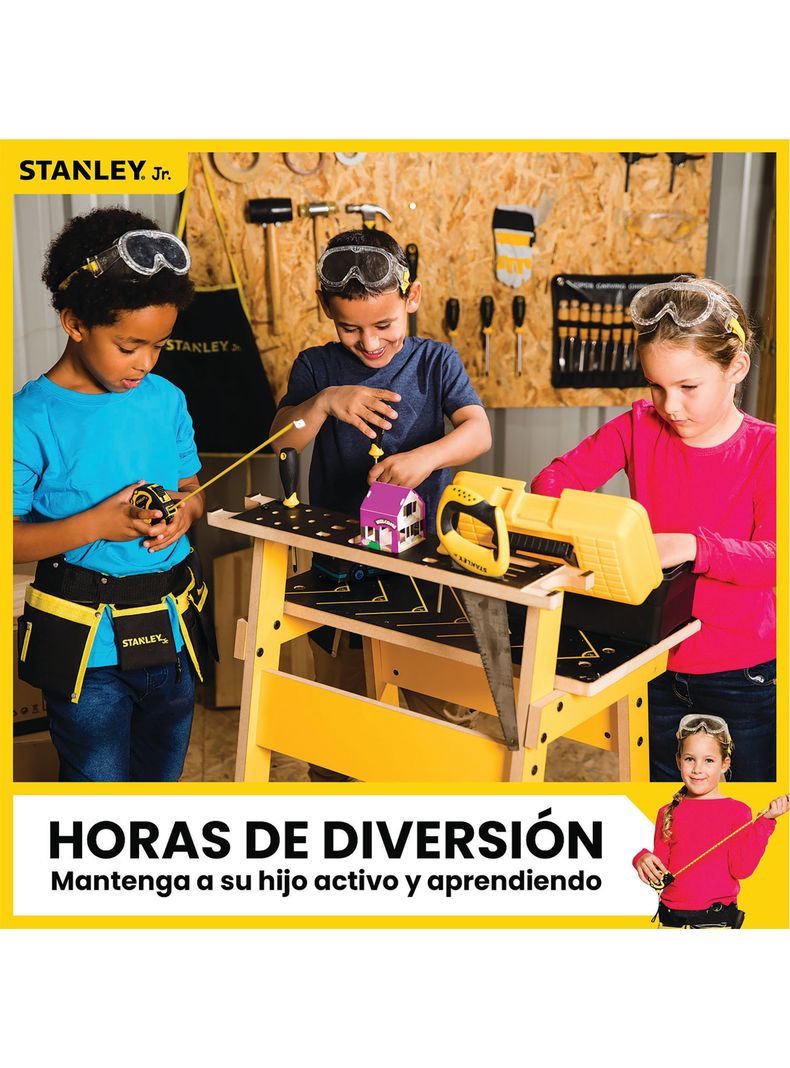 Juego de 5 Herramientas para niños Stanley Jr-4