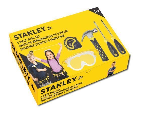 Juego de 5 Herramientas para niños Stanley Jr-5
