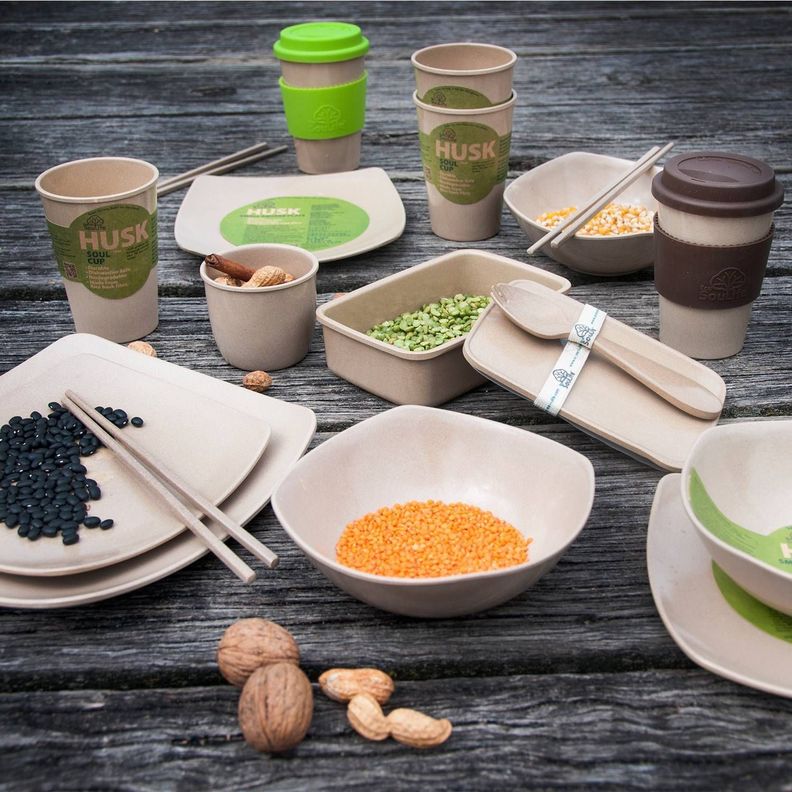 Bowl Ecológico de  600 ml, Cáscara De Arroz-1