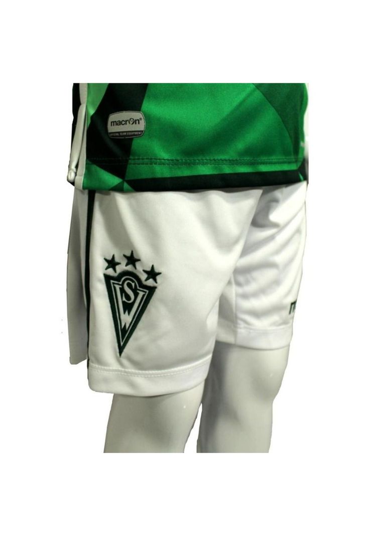 Kit Bebé Camiseta Short Santiago Wanderers 2017 Titular-2