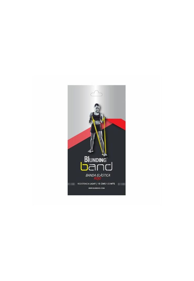Banda elastica 1,5 mts roja Blunding-1