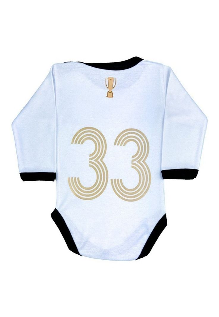      Body Bebé Colo Colo Local Blanco 33 Oficial Manga Larga-1