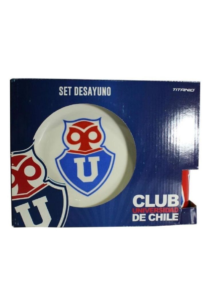 Set Desayuno Bowl + Plato + Tazón Universidad De Chile-1