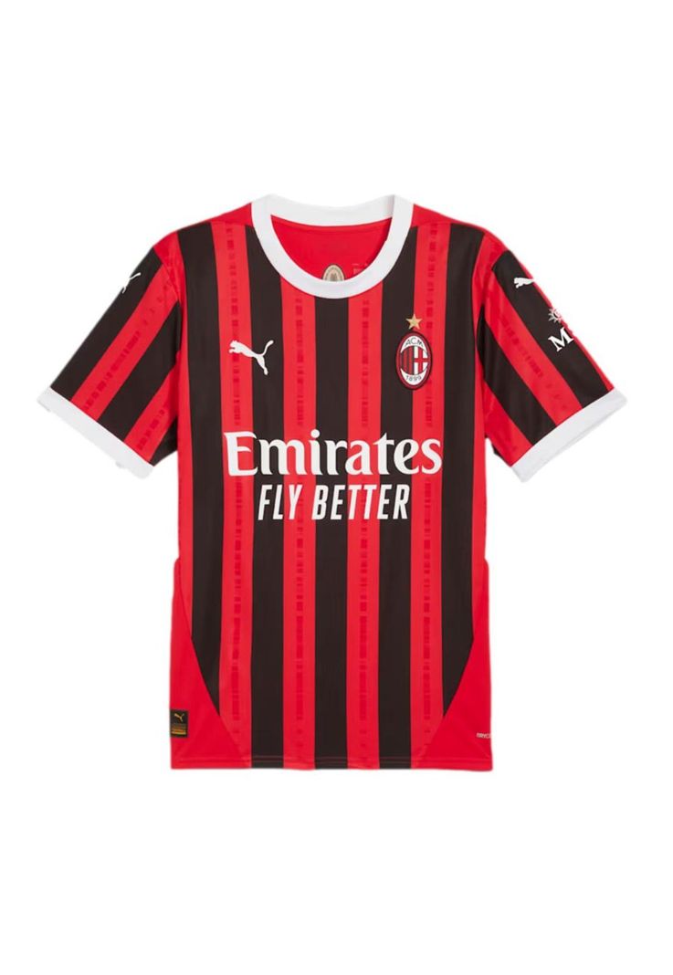 Camiseta Ac Milan 2024 2025 Niño Titular Original Puma-0