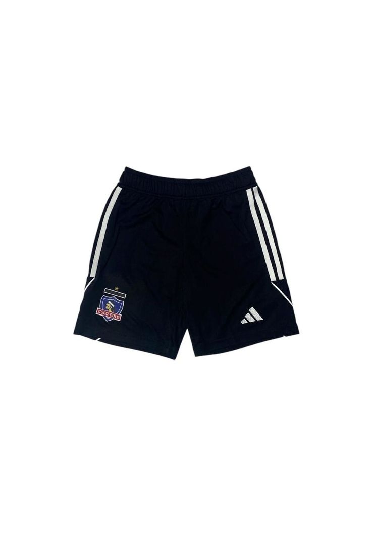 Short Colo Colo 2024 Niño Local Nuevo Original Adidas-0