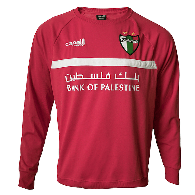 Polerón Palestino 2022 2023 Entrenamiento Rojo Capelli-0