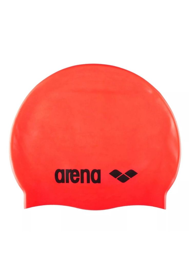 Gorra de Natacion Silicona Naranja Nueva Arena