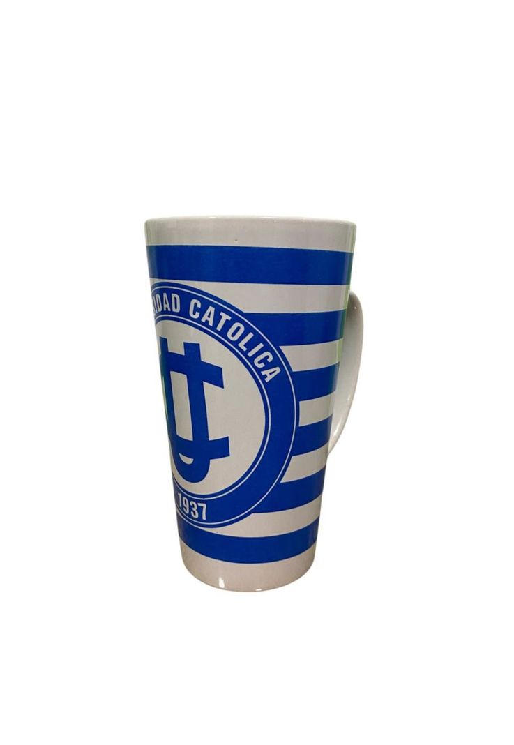 Tazon Latte Universidad Católica Oficial Original Titanio-2