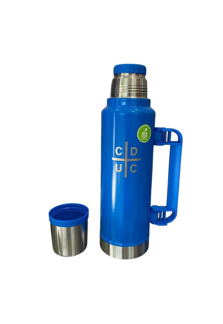 Termo Universidad Católica 1,5L Acero Inoxidable Oficial-0