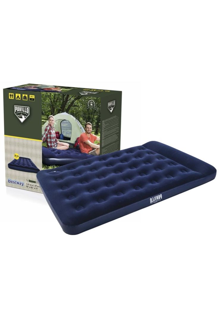 Colchon inflable con inflador 2 plaza Pavillo-0