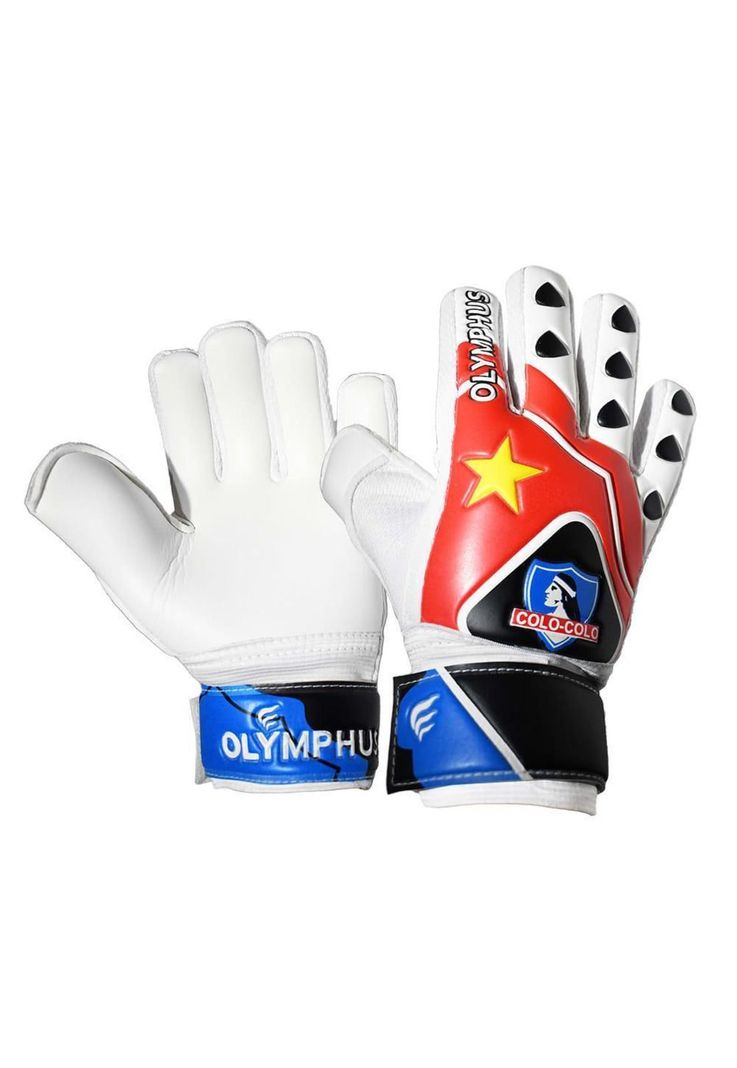 Guantes de Arquero Infantil Colo-Colo Rojo Olymphus-0