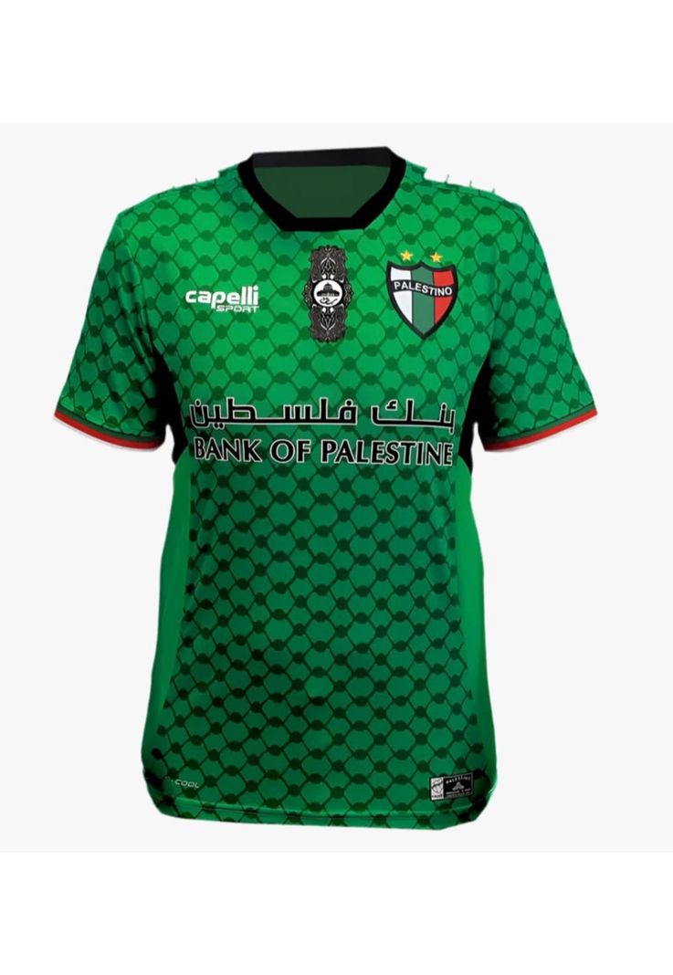Camiseta Palestino 2024 Arquero Verde Original Capelli
