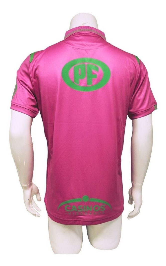      Camiseta Audax Italiano 2022 Tercera Rosada Original Macron-1