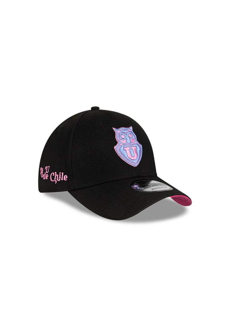 Jockey Universidad De Chile 2025 9Forty Negro Rosa New Era-1