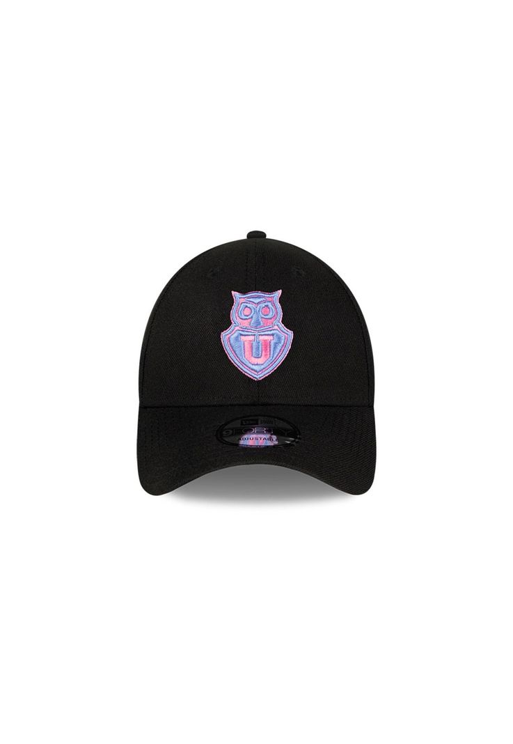 Jockey Universidad De Chile 2025 9Forty Negro Rosa New Era-3