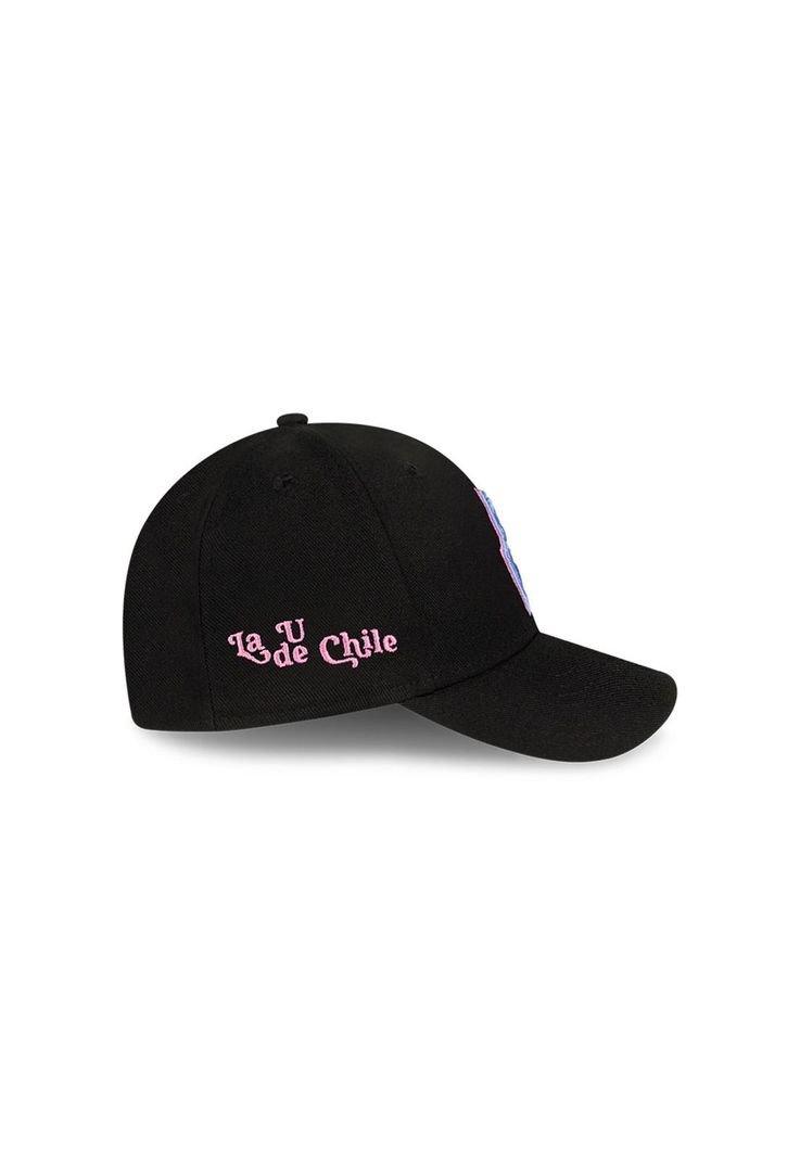 Jockey Universidad De Chile 2025 9Forty Negro Rosa New Era-5