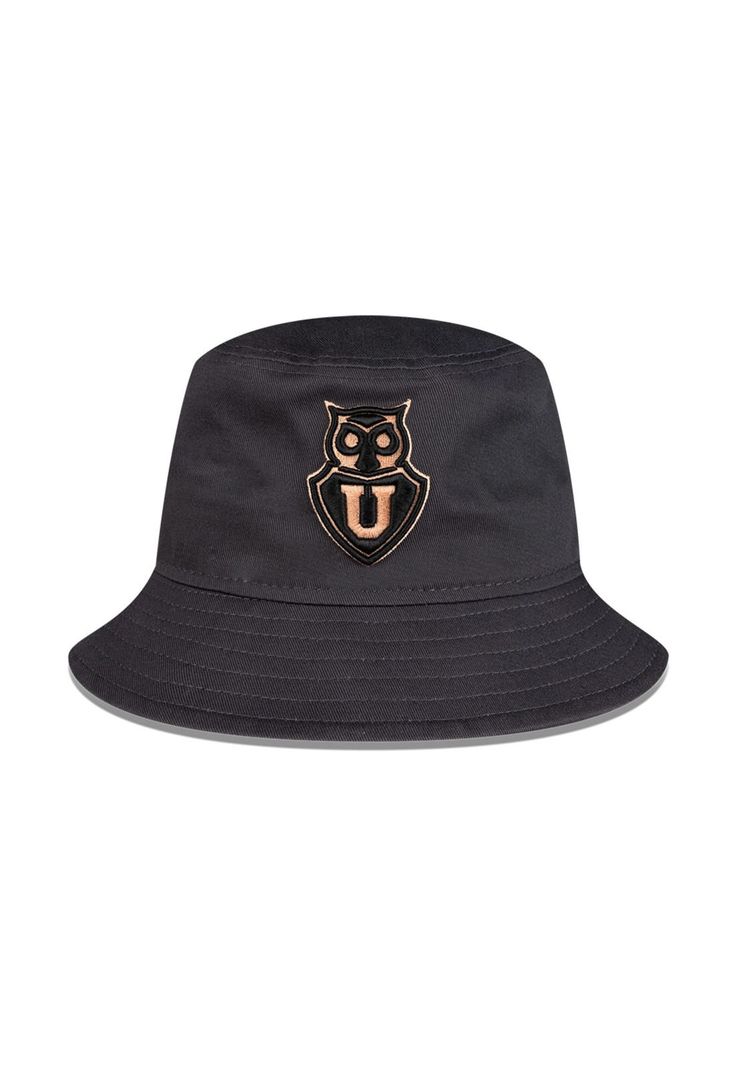 Gorro Bucket Universidad De Chile 2025 Gris Original New Era-2