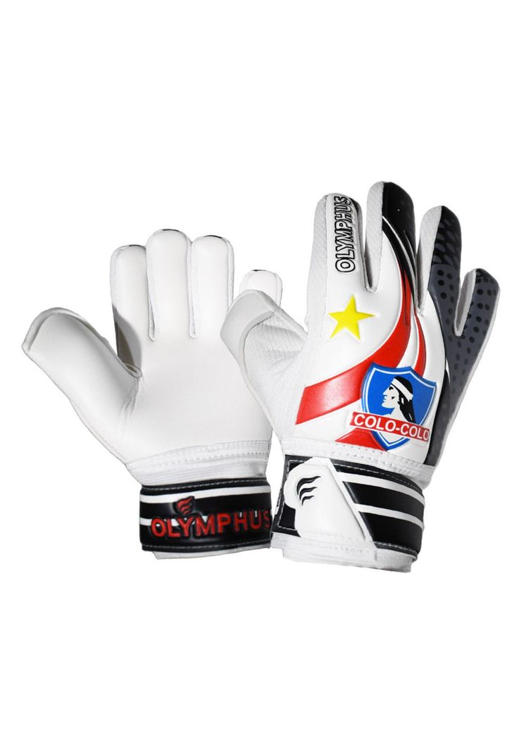 Guantes de Arquero Infantil Colo-Colo Gris Olymphus-0
