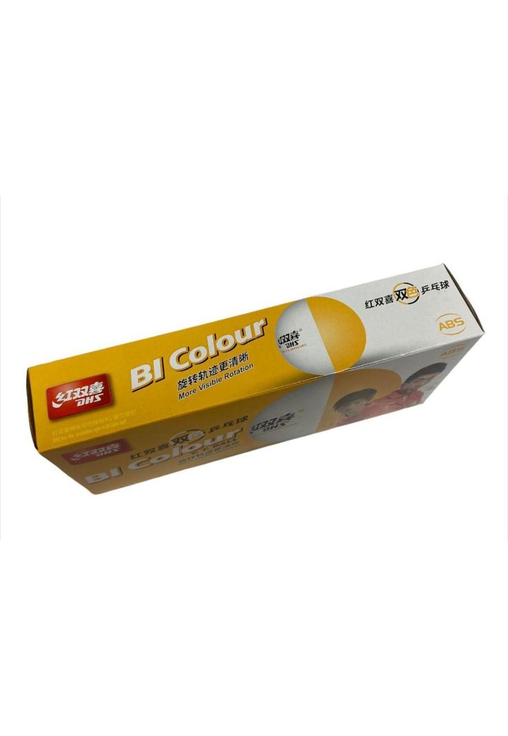 Set 10 pelotas de ping pong bicolor DHS-1