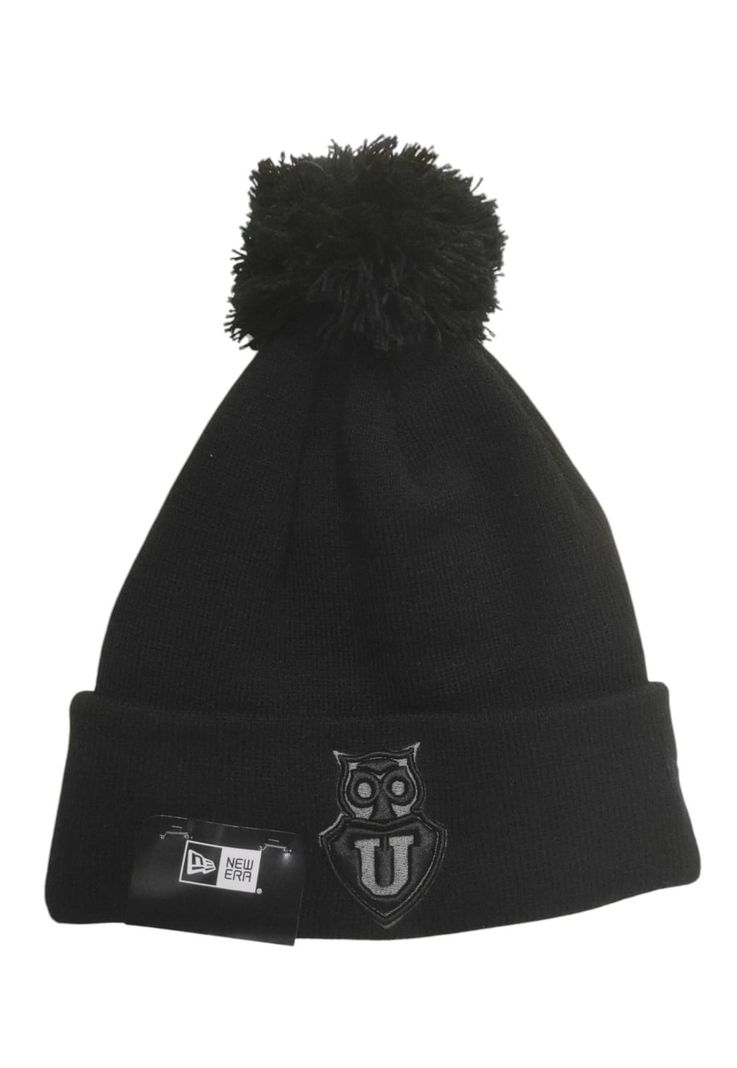 Gorro Beanie Universidad De Chile 2025 Pompón New Era-0