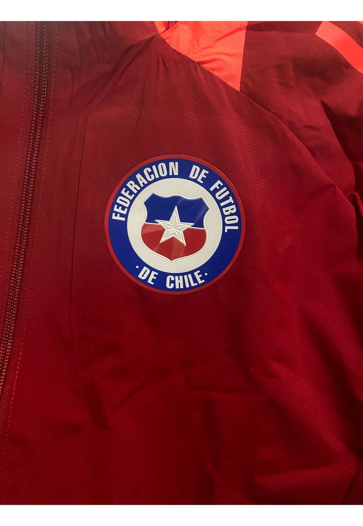 Chaqueta Chile 2024 2025 All Weather Rojo Original Adidas-2