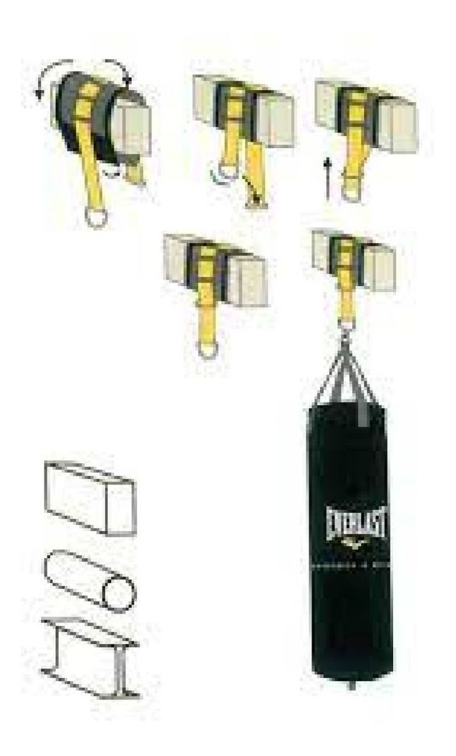 Soporte Saco Boxeo Viga Universal 100lb Nuevo Everlast-1