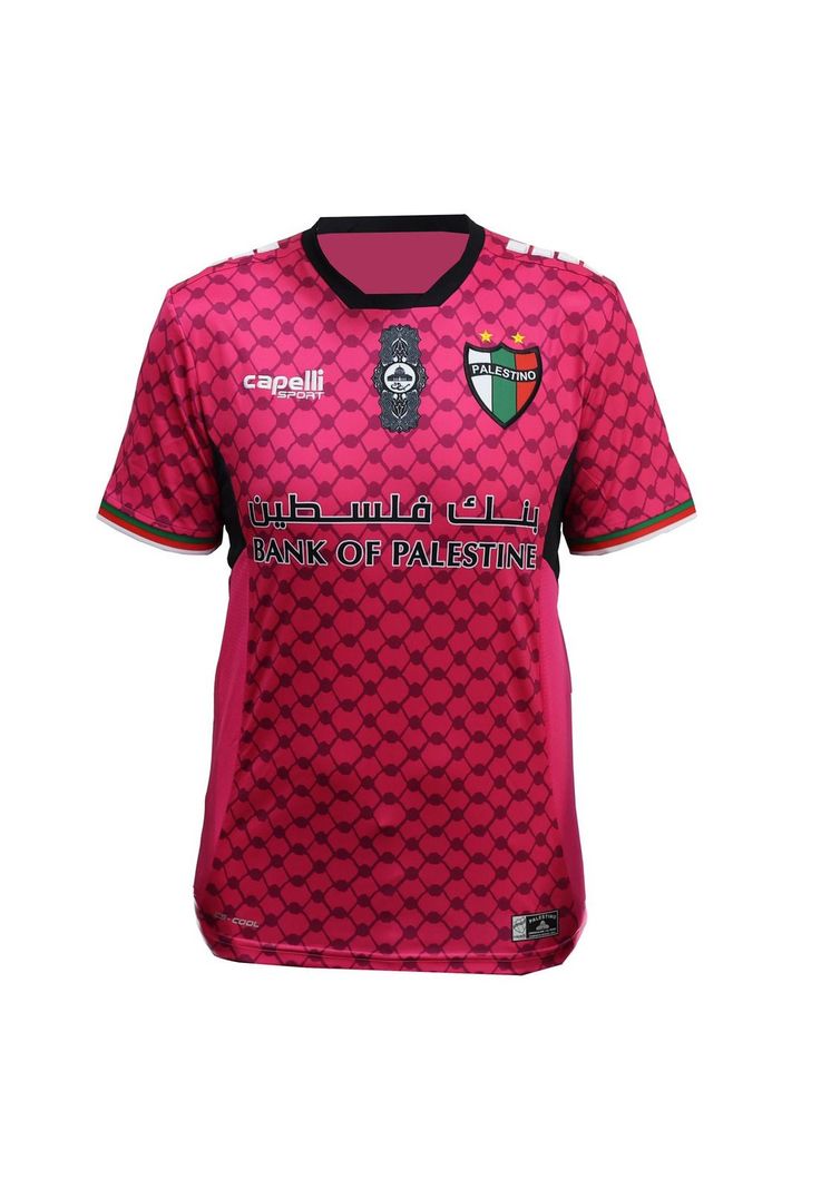 Camiseta Palestino 2024 Arquero Fucsia Original Capelli CAPELLI