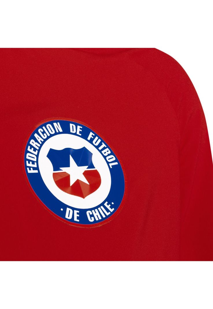 Chaqueta Chile 2024 2025 Presentación Rojo Original Adidas-3