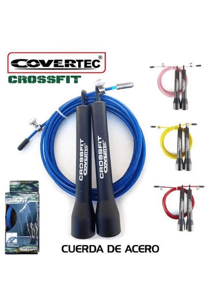 Cuerda de salto de velocidad cable de acero Covertec-0