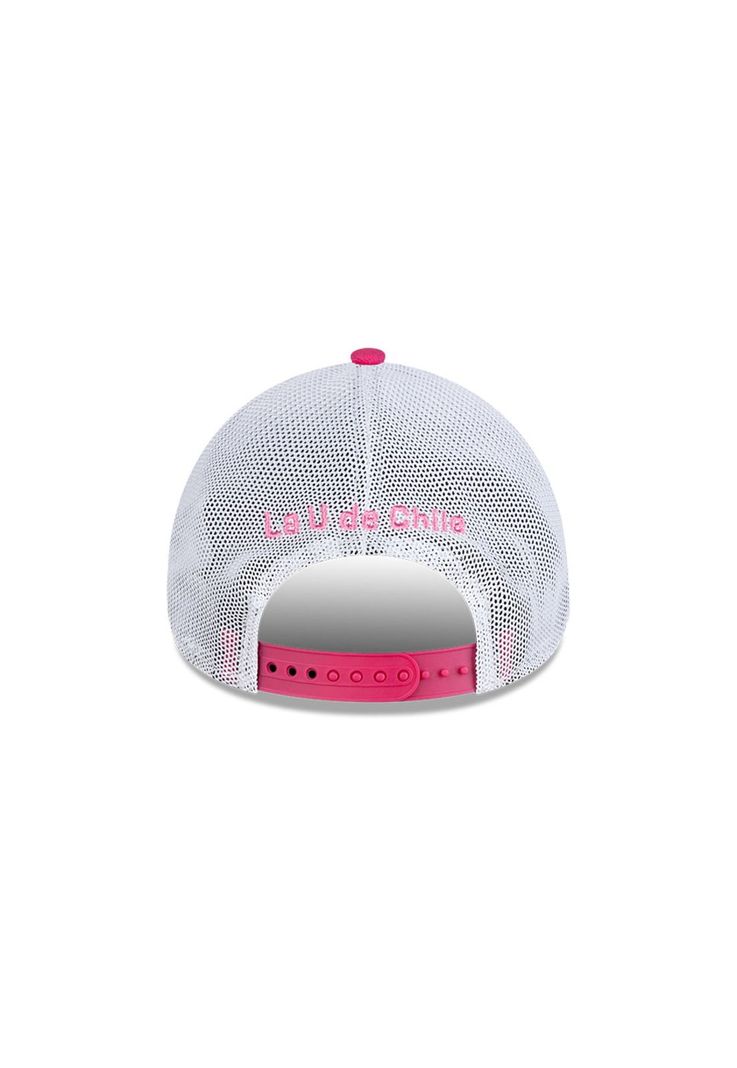 Jockey Universidad De Chile 2025 Trucker Rosa 9Forty New Era-3