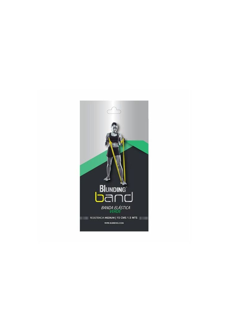 Banda elastica 1,5 mts verde Blunding-1