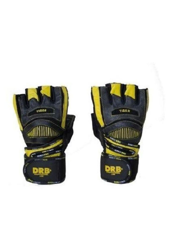 Guante Drb Fitness Profesional Modelo Tiger Nuevos Amarillo XL