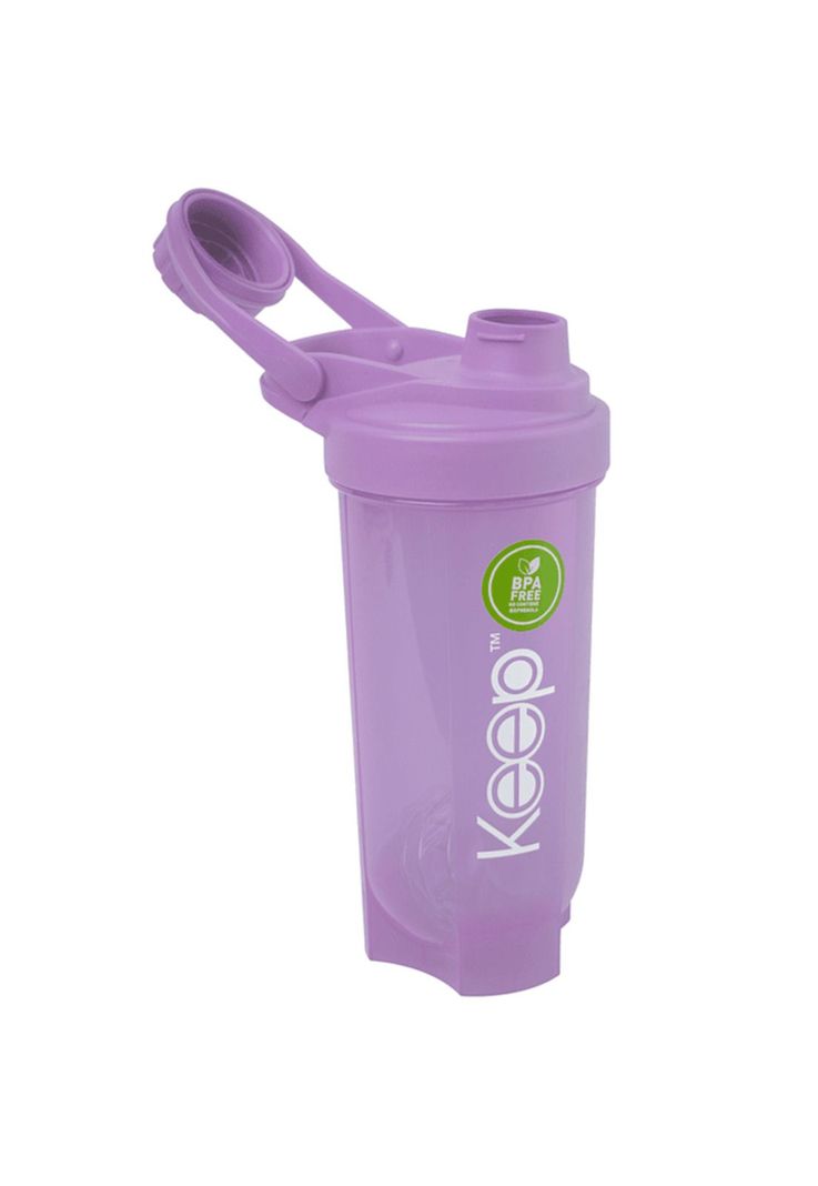 Botella sport shaker 700ml Morada Keep-1
