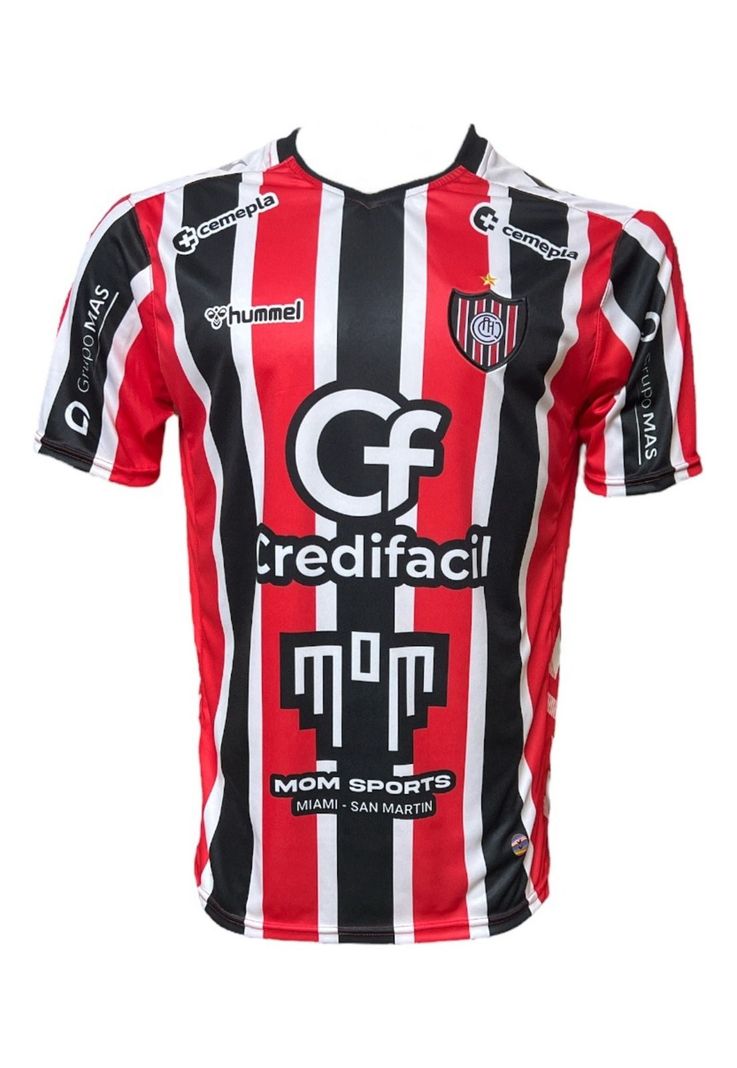 Camiseta Chacarita Juniors 2023 Titular Original Hummel-3