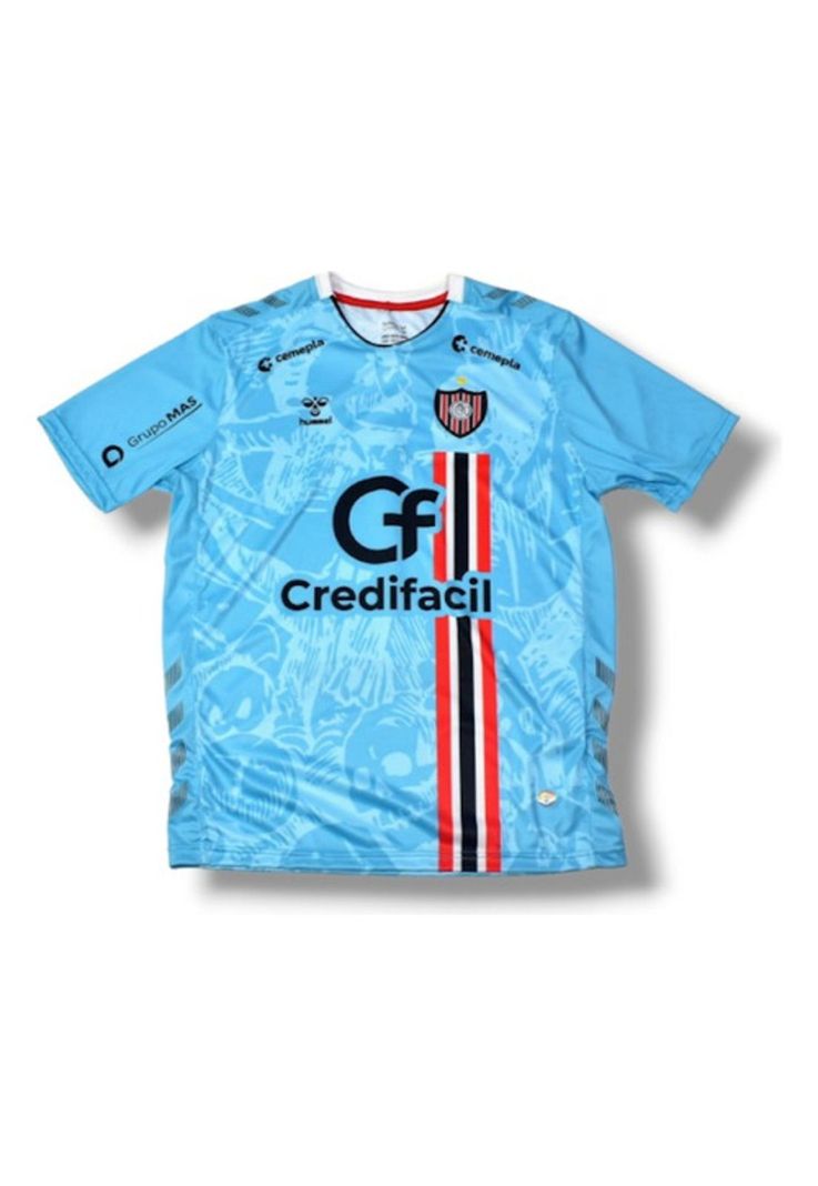 Camiseta Chacarita Juniors 2023 Arquero Celeste Nueva Hummel-0