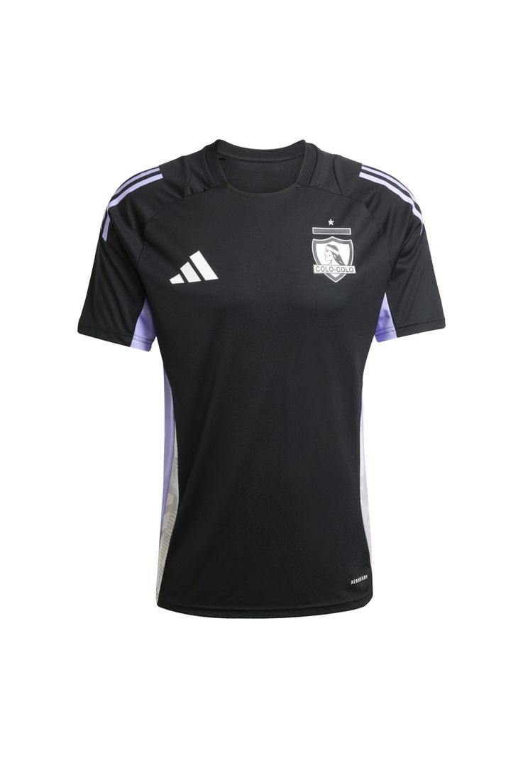 Polera Colo Colo 2025 Entrenamiento Negra Original Adidas-0