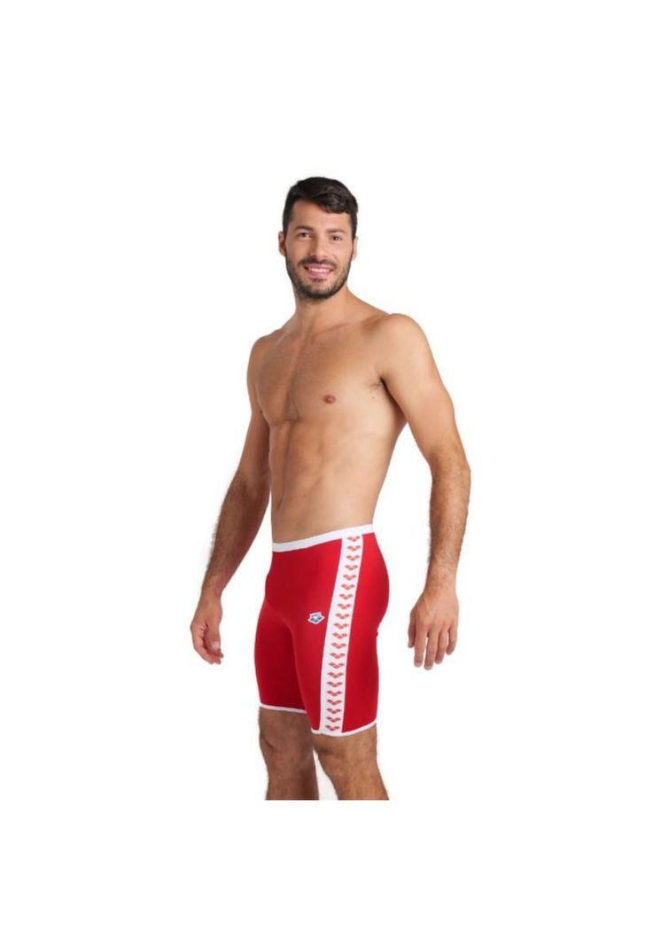 Traje baño jammer Icons Solid Rojo Arena-0